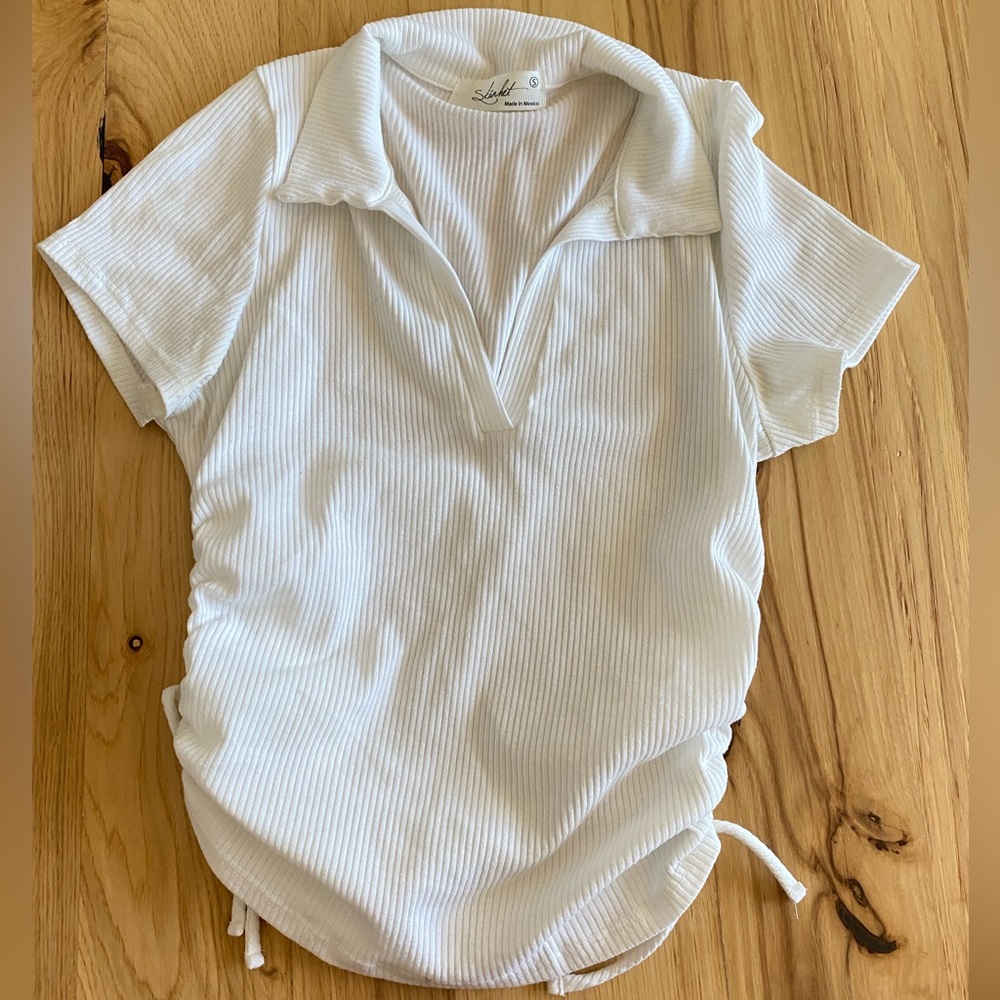 Off white crop top